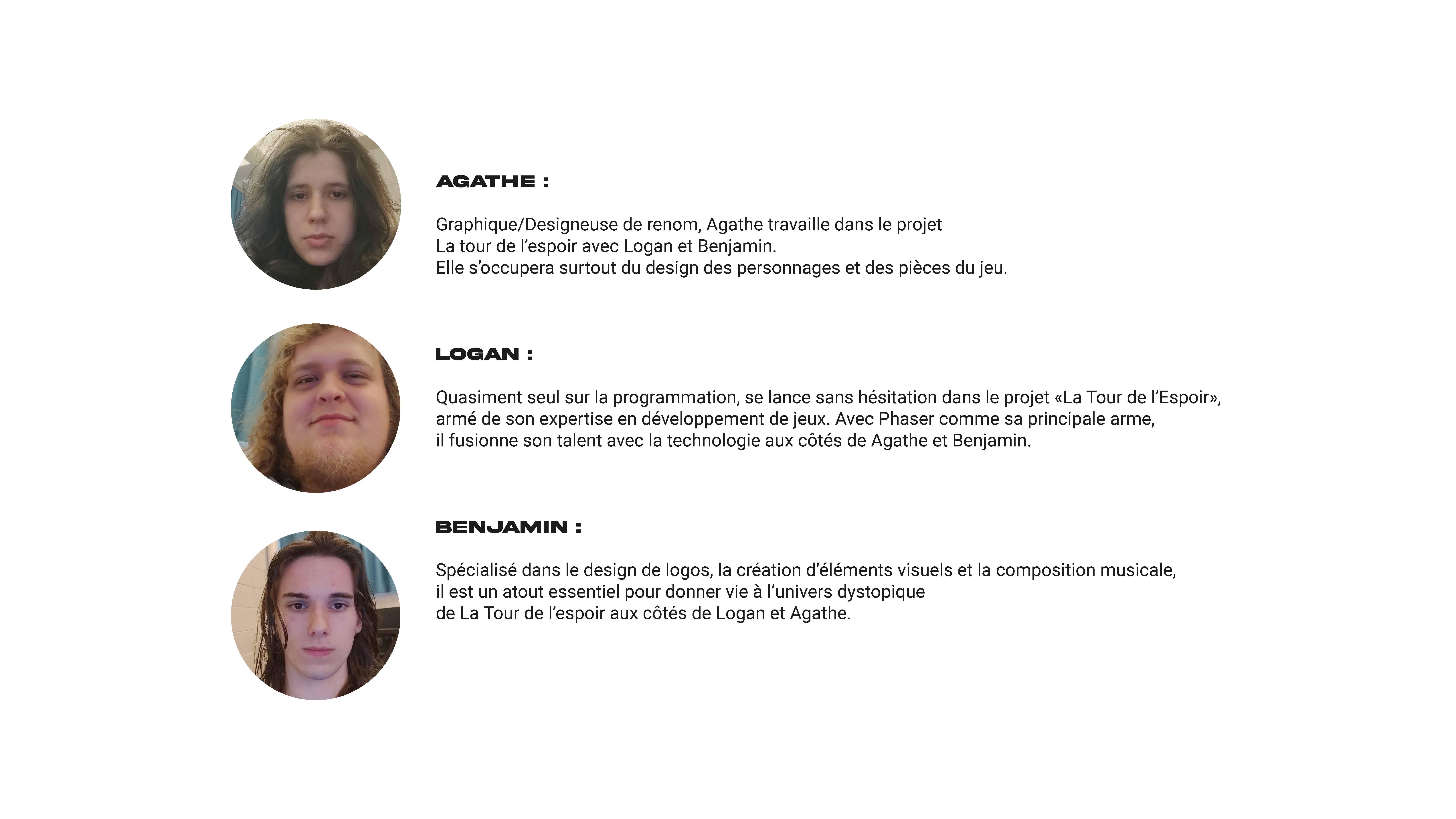 membres de l'équipe
